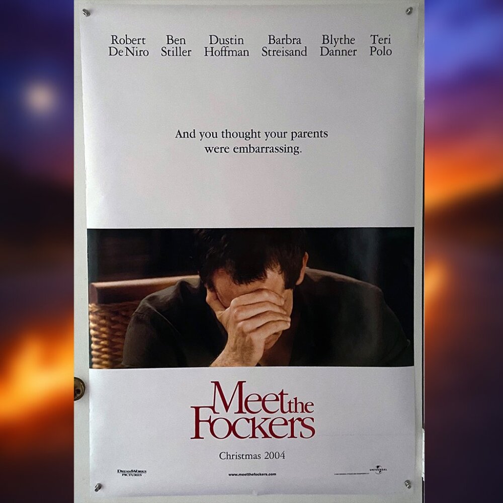 MEET THE FOCKERS (2004) - ORIGINAL DOUBLE SIDED ADVANCE MOVIE POSTER